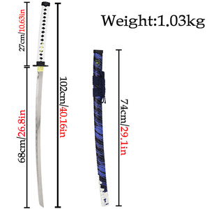 Espada <span class=keywords><strong>de</strong></span> Juguete <span class=keywords><strong>de</strong></span> Metal <span class=keywords><strong>de</strong></span> Dibujos Animados Storm Blade Katana Jin Sakai, Juego <span class=keywords><strong>de</strong></span> <span class=keywords><strong>Espadas</strong></span> <span class=keywords><strong>de</strong></span> Juguete sin Afilar, Accesorio <span class=keywords><strong>de</strong></span> Cosplay - Product Image 6