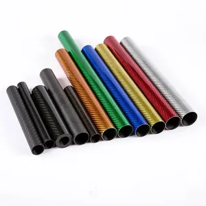Barre creuse en fibre de carbone teintée, durable et prête <span class=keywords><strong>à</strong></span> l'emploi, avec structure anti-éclatement pour la robotique de conception. - Product Image 3