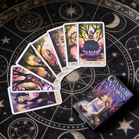 Großhandel Tarotkarten Maßgefertigte Kristall-Orakel Kristall-Tarot Brettspielkarten