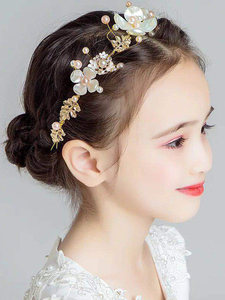 Ghirlanda per capelli da <span class=keywords><strong>bambina</strong></span>, accessorio floreale per capelli, stile principessa, ispirato alle fate della foresta, per sposa e <span class=keywords><strong>damigella</strong></span> <span class=keywords><strong>d</strong></span>'<span class=keywords><strong>onore</strong></span> - Product Image 4