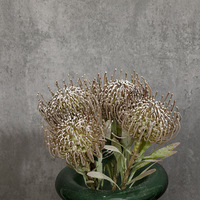 Fleur artificielle réaliste Leucospermum Protea, tige florale tropicale pour bouquet DIY, décoration de mariage et de vase d'intérieur