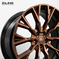 Nuevas Llantas de Aleación Forjadas Monobloque Premium ZL para Rines Personalizados de 18-20 Pulgadas con Diseño Cóncavo, Compatibilidad OEM, Posventa