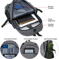Sac à dos de sport en polyester avec compartiment pour sac de basket-ball pour accessoires de football et de basket-ball