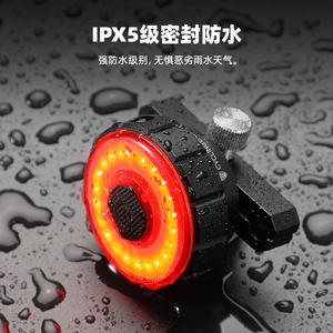 Luz Trasera Inteligente para Bicicleta Cyclingbox, LED, Resistente al Agua IP4, 4 Modos, Carcasa de Aleación con Sensor para Bicicletas de Carretera y Montaña - Product Image 5