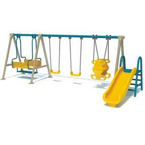 <strong>Chinese</strong> Factory Sports Venues Set Patio Metal Frame Automatic Rack Swingset Outdoor for Kids Slide <strong>Swing</strong> From 3 Years