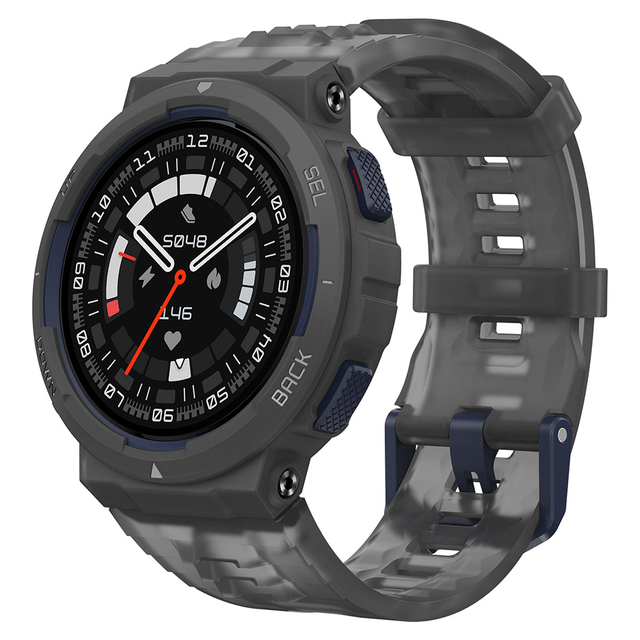 Amaz Fit Active Edge 1.32'' 360x360 LCD Display up to 16 Days Battery SpO2 Heart Rate GPS 10ATM NFC Sport Smart Watch