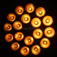 18 x 15w 6 en 1 RGBWA UV Led Par Can Lumière de scène avec contrôle DMX512 et angle de faisceau de 25 degrés pour mariage, concert, fête, spectacle