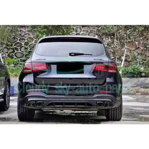 Parachoques Delantero para <span class=keywords><strong>Mercedes</strong></span> Benz W253 GLC 200 260 Modificado 63S AMG Bodykit Parrilla Difusor Labio Trasero 2020 <span class=keywords><strong>2021</strong></span> - Product Image 6