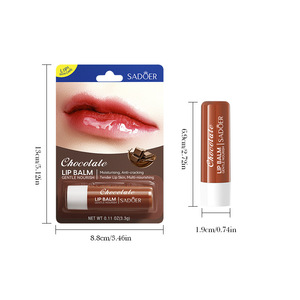 Bálsamo <span class=keywords><strong>Labial</strong></span> <span class=keywords><strong>de</strong></span> Chocolate SADOER, Hidratación Profunda, Repara Labios Secos y Agrietados, Reduce las Líneas <span class=keywords><strong>de</strong></span> los Labios, Bálsamo Nutritivo para el Cuidado <span class=keywords><strong>de</strong></span> los Labios - Product Image 5