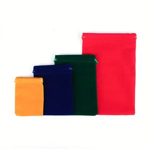 Bolsa de Regalo Personalizable al por Mayor, de Terciopelo Grueso, con Cordón y Logotipo Impreso - Product Image 4