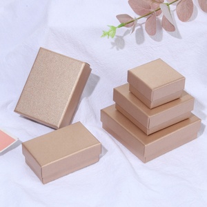 Boîte à bijoux sur mesure avec base et couvercle pour bagues, boucles d'oreilles, colliers, bracelets, emballage en papier de qualité supérieure - Product Image 2