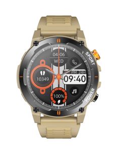Reloj Inteligente Deportivo DF para Hombre, Pantalla LCD de 1.52'', Monitor de Actividad Física, NFC, Linterna, Brújula, Música, Frecuencia Cardíaca, Presión Arterial - Product Image 6