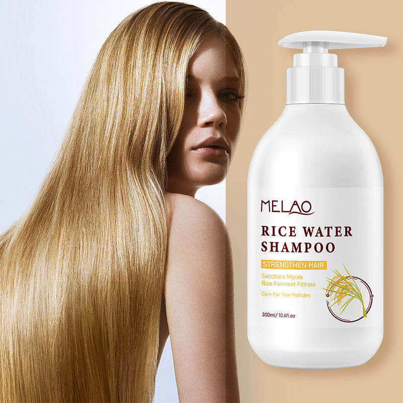 Shampooing à l'eau de riz