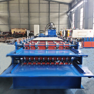 Corrugated Roof Wall Panel Forming Machine Colored Steel <b>Tile</b> Metal Roofing <b>Sheet</b> Roll Forming Machine - Product Image 5