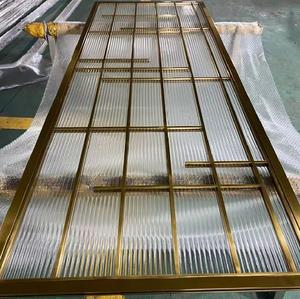 Séparateur de salle de séjour en aluminium, 8ft haut, partition de salon avec pochette de fleurs, bon marché - Product Image 3