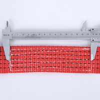 Sangle de fixation automatique rétractable 25 mm 800 kg 3 m avec un crochet, sangle à cliquet, ensemble de sangles de fixation en polyester pour l'exploitation minière