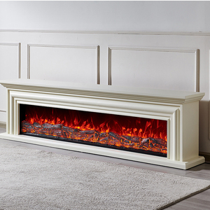 <span class=keywords><strong>Console</strong></span> TV moderne en bois style Normcore avec foyer électrique, à gaz ou à vapeur, économique, autoportante pour salon - Product Image 1