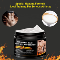 NOUVEAU TOP Crème Chauffante Stimulante pour la Transpiration, Sculptante, Anti-Cellulite, pour l'Entraînement, Raffermissante et Amincissante pour Abdomen, Fessiers et Cou