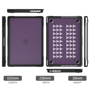 Funda Protectora Resistente para Computadora Portátil de 14 Pulgadas, Estilo Ejecutivo, para MacBook Pro 14 A2442 con Soporte - Product Image 6