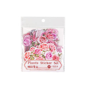 50 hojas por paquete Manuka Hanazono Handbook Sticker Pack Flower Decoration Creative Cute Handbook Material Stickers - Product Image 5
