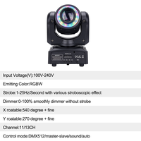 Lampe à tête oscillante AOPU LED 30W avec ouverture pour DJ, fête, discothèque, mariage