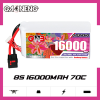 Batterie LiPo GAONENG GNB 8S 29.6V 16000mAh 16AH 70C QS8 RC pour drone à grande échelle, compétition FPV, agriculture, quadricoptère, hélicoptère