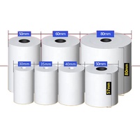 Papier thermique 80 mm, rouleau de papier pour caisse enregistreuse 80x80, rouleaux de papier pour caisse enregistreuse 48/55/65/70 GSM, rouleau de papier thermique pour terminal de point de vente portable
