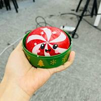 Squishy de Noël en forme de boulette, 6 modèles (Père Noël, Bonhomme de neige, Renne, Arbre), à remontée lente, jouet anti-stress, cadeau, vente en gros