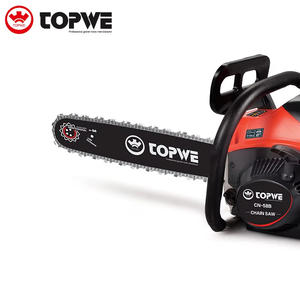 Tronçonneuse à chaîne TOPWE Construction 58cc, 2,4 kW/8500 tr/min, coupe-bois pour toutes les conditions météorologiques - Product Image 2