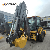 Aksesoris Opsional Excavator Loader Roda Dua Empat Roda XC870K, Traktor Loader Depan dengan Komponen Inti Mesin Pompa