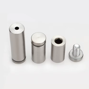 Guyi đồ nội thất phần cứng bán buôn sắt điều chỉnh standoff Nail miếng đệm thông qua Grip dấu hiệu Đen bu lông Brass standoff - Product Image 6