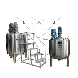 1000 L 1500L 2000 L 3000 L Conique Ss304 Pulpe De Fruit Boisson Boisson Gazeuse Sirop Mélangeur Réservoir De Mélange