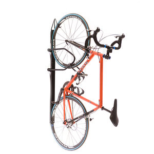 Porte-vélo en forme <span class=keywords><strong>de</strong></span> crochet incurvé à dessus vertical en métal noir <span class=keywords><strong>suspendu</strong></span> porte-vélos muraux pour cyclisme - Product Image 1