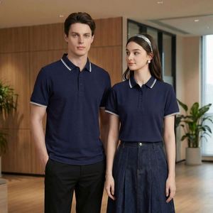เสื้อโปโลพนักงานบริษัท รับสกรีนโลโก้ ชุดทีม ชุดยูนิฟอร์มทำงาน ผ้าฝ้าย 100% สีพื้น สำหรับผู้ชายและผู้หญิง - Product Image 3