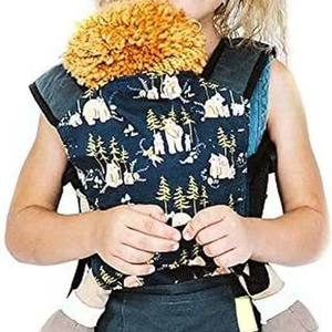 Factory Baby Doll Carrier Mochila Kid Toddlers Play Toy Carriers para Baby Doll Pretend con correas ajustables para niñas pequeñas - Product Image 5