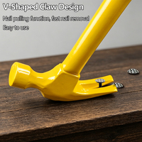 Marteau à griffes en acier à haute teneur en carbone avec surface d'impact antidérapante et poignée ergonomique pour les forgerons ou l'usage domestique