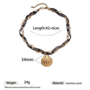 Collier pendentif en acier inoxydable pour femme <span class=keywords><strong>N249</strong></span> - Product Image 6