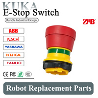 Bouton poussoir de verrouillage d'arrêt d'urgence pour pendentif de commande Kuka C4, pièce de rechange de sécurité pour contrôleur portable de robot industriel