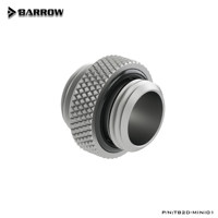 Connecteur de refroidissement liquide pour ordinateur Barrow G1/4" noir, argent, blanc, mini double filetage mâle, TB2D-MINI01