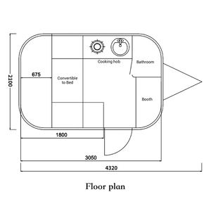 Remorque de voyage moderne et légère tout en aluminium <span class=keywords><strong>avec</strong></span> suspension indépendante, camping-car tout-terrain personnalisable, style métal industriel - Product Image 2