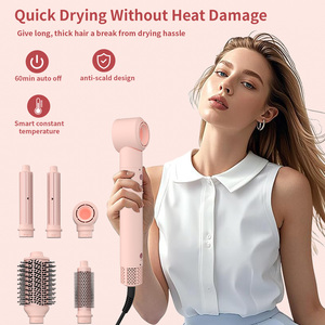 MeStar-<span class=keywords><strong>Brosse</strong></span> à air chaud 5 en 1 haute vitesse pour sèche-cheveux, <span class=keywords><strong>brosse</strong></span> à air chaud ionique négatif - Product Image 2