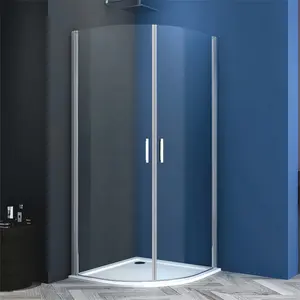 Oumeiga 800mm hinged quadrant shower enclosure trading factory direct sale