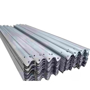 Barrière de sécurité routière en acier galvanisé de type W, barrière anti-collision pour autoroute, barrière de sécurité routière, clôture en acier antirouille, qualité diamant M65, robuste - Product Image 4