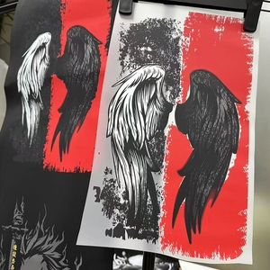 Nhà máy tùy chỉnh dtf chuyển Thiết kế đường phố phong cách hot-ép Dán Truyền nhiệt có thể giặt và sẵn sàng cho bán buôn - Product Image 3