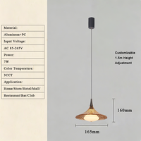 Lustre de cuisine européen de luxe moderne, réglable en hauteur, en aluminium, à montage en surface, lampe suspendue LED, éclairage de plafond à intensité variable