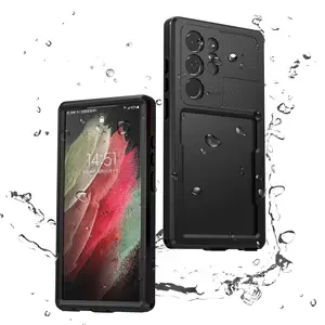 2024 nuevos productos 360 funda de teléfono impermeable para Samsung Galaxy S24 Ultra IP68 funda certificada impermeable