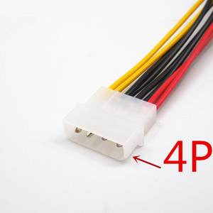 4pin To 15pin Sata Power <b>Splitter</b> <b>Cable</b> Dual Output Adapter For Pc Power Supply - Product Image 4