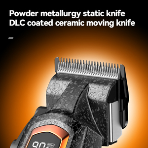 Máquina para cortar cabello profesional <span class=keywords><strong>KEMEI</strong></span> 9000RPM, cortadora de cabello de peluquero recargable, máquina para cortar cabello USB para el hogar - Product Image 2
