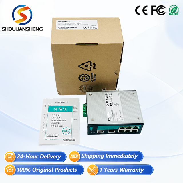 New Original PLC Controller EDS-308 V3.1.0 for Industrial Control and Automation with 24V/220V/240V Compatibility