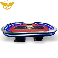 YH Moderne Haute Qualité Led Poker Table De Jeu De Poker Professionnel Électronique Usb Texas Poker Tables